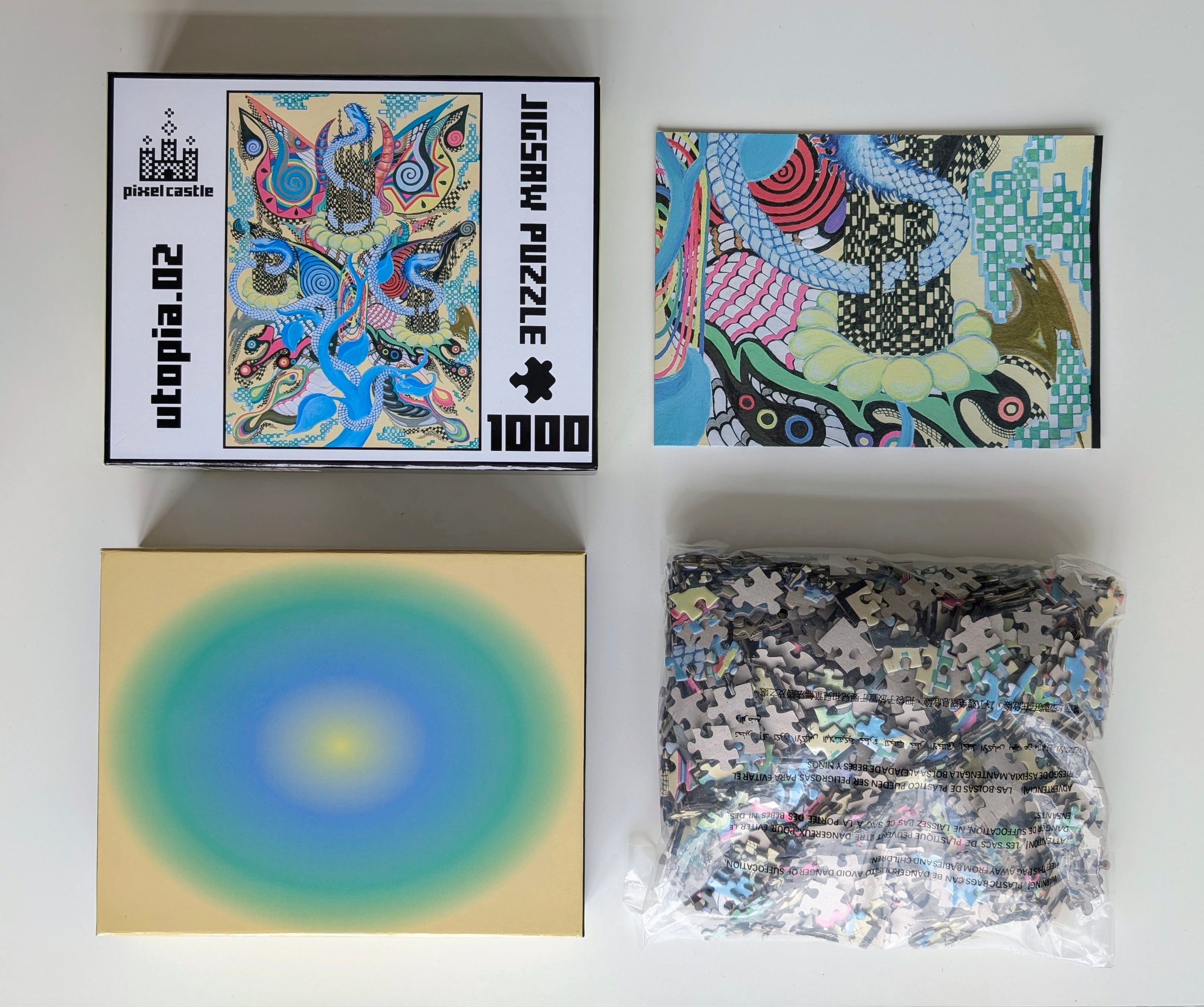 Utopia.02 ~ 1000 Piece Jigsaw Puzzle & Poster – Pixel Castle