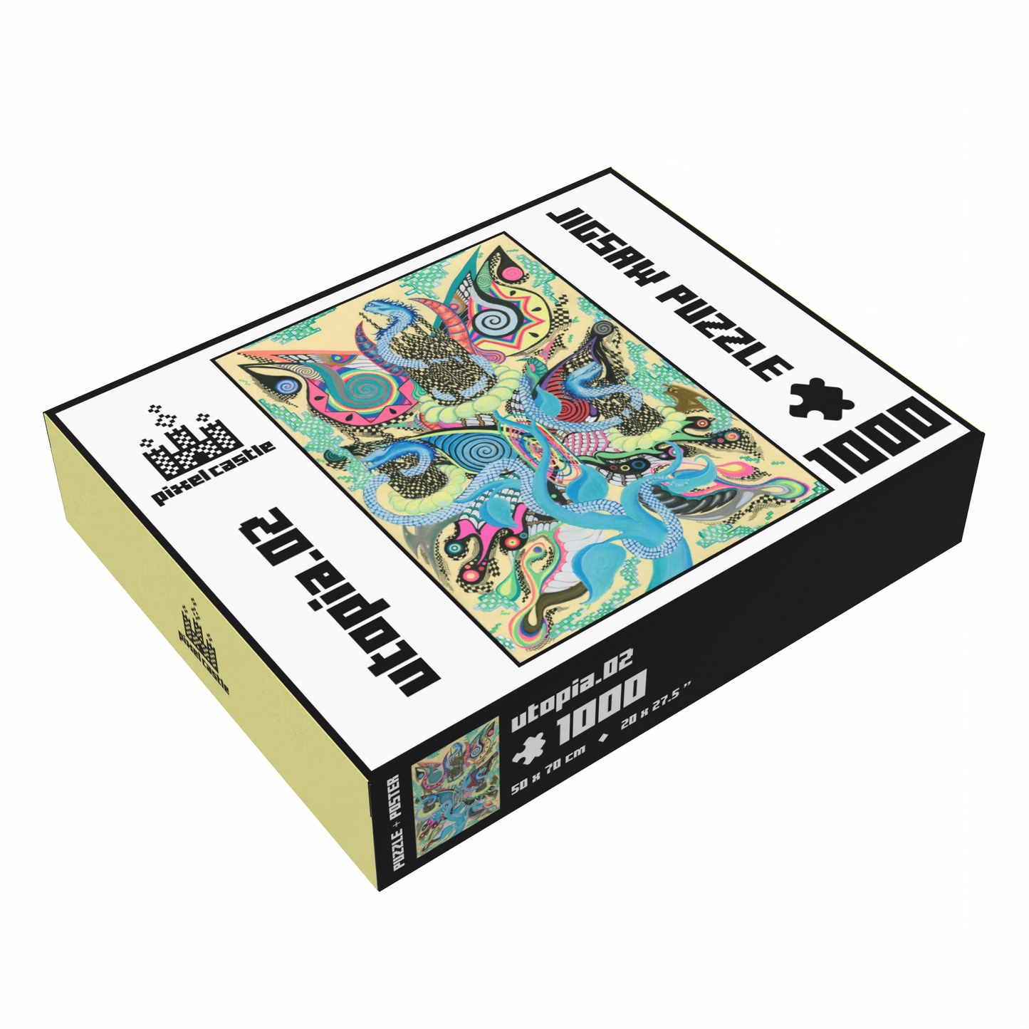 Utopia.02 ~ 1000 Piece Jigsaw Puzzle & Poster – Pixel Castle